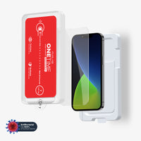 ONETIME NanoArmour for iPhone Anti-Blue Light Screen Protector: Dust-Free Installation, Case Friendly, Crystal Clear, No Blue or Yellow Tint